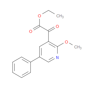 ethyl 2-(2-methoxy-5-phenylpyridin-3-yl)-2-oxoacetate