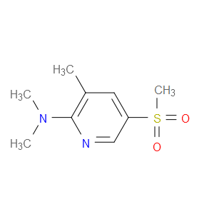 N,N,3-trimethyl-5-(methylsulfonyl)pyridin-2-amine