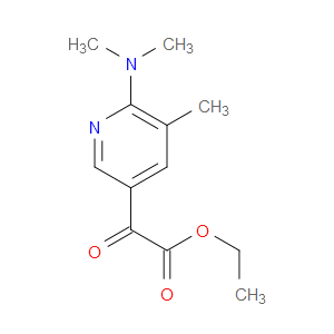 ethyl 2-(6-(dimethylamino)-5-methylpyridin-3-yl)-2-oxoacetate