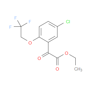 ethyl 2-(5-chloro-2-(2,2,2-trifluoroethoxy)phenyl)-2-oxoacetate