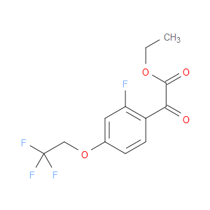ethyl 2-(2-fluoro-4-(2,2,2-trifluoroethoxy)phenyl)-2-oxoacetate