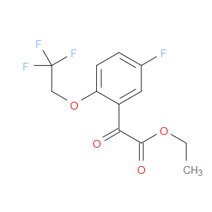 ethyl 2-(5-fluoro-2-(2,2,2-trifluoroethoxy)phenyl)-2-oxoacetate