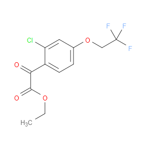 ethyl 2-(2-chloro-4-(2,2,2-trifluoroethoxy)phenyl)-2-oxoacetate