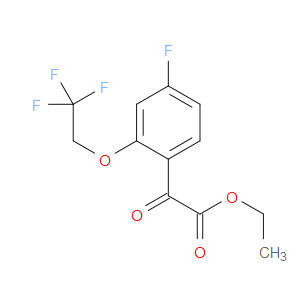 ethyl 2-(4-fluoro-2-(2,2,2-trifluoroethoxy)phenyl)-2-oxoacetate