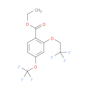 ethyl 2-(2,2,2-trifluoroethoxy)-4-(trifluoromethoxy)benzoate