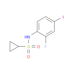 N-(2-Fluoro-4-iodophenyl)cyclopropanesulfonamide