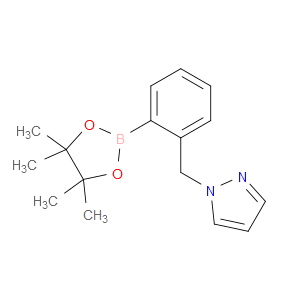 1-(2-(4,4,5,5-tetramethyl-1,3,2-dioxaborolan-2-yl)benzyl)-1H-pyrazole
