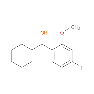 cyclohexyl(4-fluoro-2-methoxyphenyl)methanol