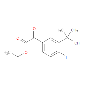 ethyl 2-(3-(tert-butyl)-4-fluorophenyl)-2-oxoacetate