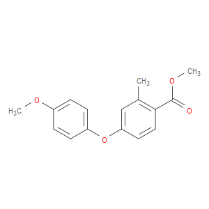 methyl 4-(4-methoxyphenoxy)-2-methylbenzoate