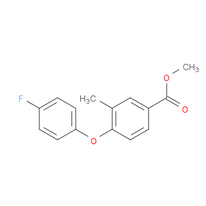 methyl 4-(4-fluorophenoxy)-3-methylbenzoate