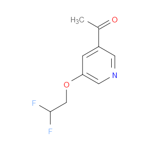 1-(5-(2,2-difluoroethoxy)pyridin-3-yl)ethanone