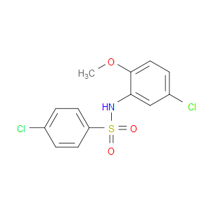 4-Chloro-N-(5-chloro-2-methoxyphenyl)benzenesulfonamide