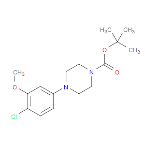 1,1-Dimethylethyl 4-(4-chloro-3-methoxyphenyl)-1-piperazinecarboxylate