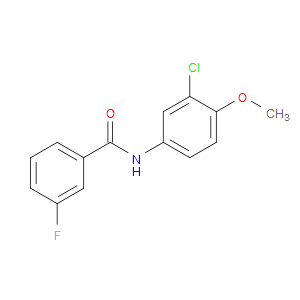 N-(3-Chloro-4-methoxyphenyl)-3-fluorobenzamide