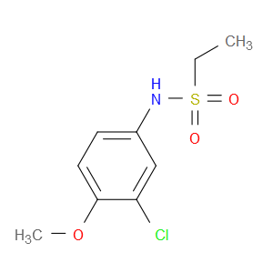 N-(3-Chloro-4-methoxyphenyl)ethanesulfonamide