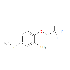 methyl(3-methyl-4-(2,2,2-trifluoroethoxy)phenyl)sulfane