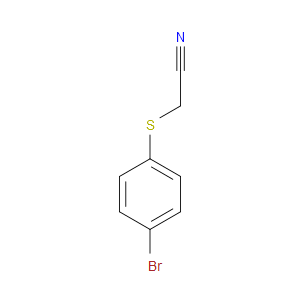 2-((4-bromophenyl)thio)acetonitrile