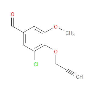 3-Chloro-5-methoxy-4-(2-propyn-1-yloxy)benzaldehyde