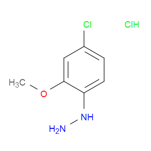 Hydrazine, (4-chloro-2-methoxyphenyl)-, hydrochloride (1:1)