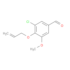 3-Chloro-5-methoxy-4-(2-propen-1-yloxy)benzaldehyde