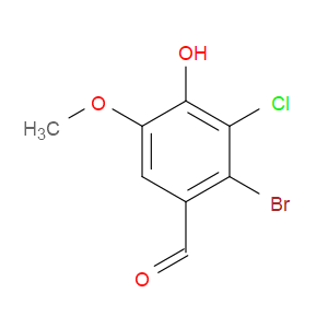 2-Bromo-3-chloro-4-hydroxy-5-methoxybenzaldehyde