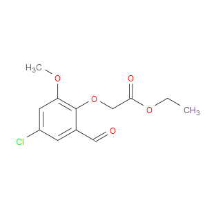 Ethyl 2-(4-chloro-2-formyl-6-methoxyphenoxy)acetate