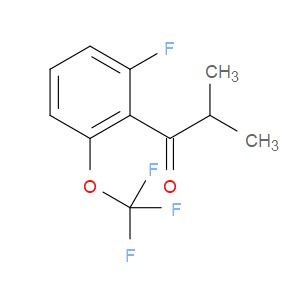 1-(2-fluoro-6-(trifluoromethoxy)phenyl)-2-methylpropan-1-one