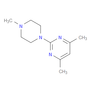 4,6-Dimethyl-2-(4-methyl-1-piperazinyl)pyrimidine