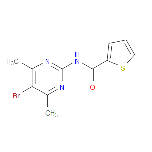 N-(5-Bromo-4,6-dimethyl-2-pyrimidinyl)-2-thiophenecarboxamide