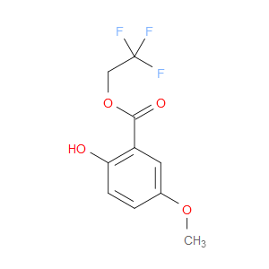 Benzoic acid, 2-hydroxy-5-methoxy-, 2,2,2-trifluoroethyl ester