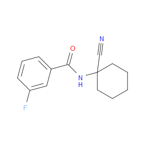 N-(1-Cyanocyclohexyl)-3-fluorobenzamide
