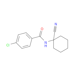 4-Chloro-N-(1-cyanocyclohexyl)benzamide