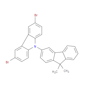 3,6-Dibromo-9-(9,9-dimethyl-9H-fluoren-3-yl)-9H-carbazole
