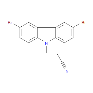 3,6-Dibromo-9H-carbazole-9-propanenitrile
