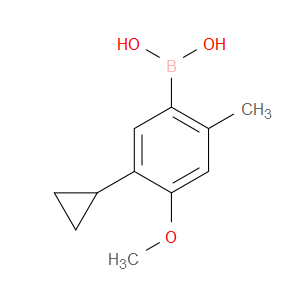B-(5-Cyclopropyl-4-methoxy-2-methylphenyl)boronic acid
