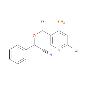 cyano(phenyl)methyl 6-bromo-4-methylnicotinate