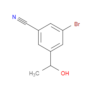 Benzonitrile, 3-bromo-5-(1-hydroxyethyl)-