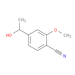 Benzonitrile, 4-(1-hydroxyethyl)-2-methoxy-