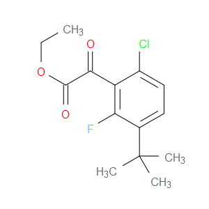 ethyl 2-(3-(tert-butyl)-6-chloro-2-fluorophenyl)-2-oxoacetate