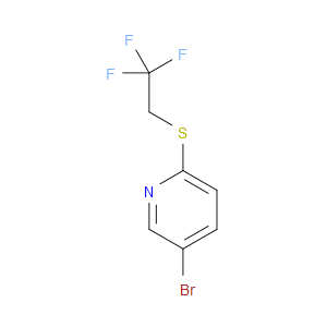 5-bromo-2-((2,2,2-trifluoroethyl)thio)pyridine