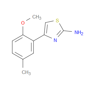 4-(2-Methoxy-5-methylphenyl)-2-thiazolamine