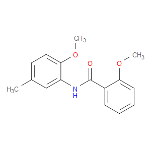 Benzamide, 2-methoxy-N-(2-methoxy-5-methylphenyl)-