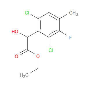 ethyl 2-(2,6-dichloro-3-fluoro-4-methylphenyl)-2-hydroxyacetate