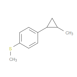 methyl(4-(2-methylcyclopropyl)phenyl)sulfane