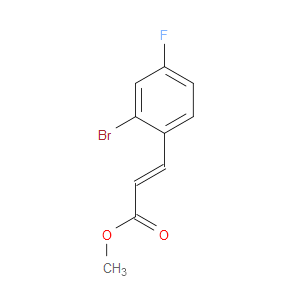 Methyl (2E)-3-(2-bromo-4-fluorophenyl)-2-propenoate