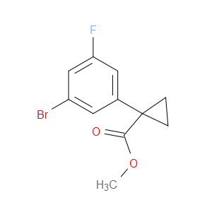 Methyl 1-(3-bromo-5-fluorophenyl)cyclopropanecarboxylate