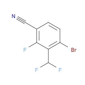 Benzonitrile, 4-bromo-3-(difluoromethyl)-2-fluoro-