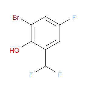 Phenol, 2-bromo-6-(difluoromethyl)-4-fluoro-