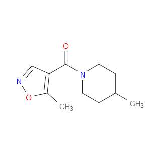 (5-Methyl-4-isoxazolyl)(4-methyl-1-piperidinyl)methanone